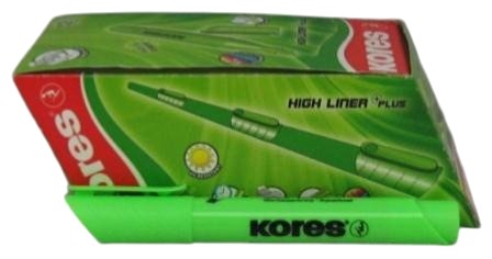 kores textmarker high liner groen